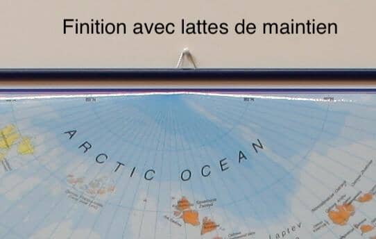 Carte murale (en anglais) - Antarctique - 120 x 100 cm | Maps International carte murale grand tube Maps International 