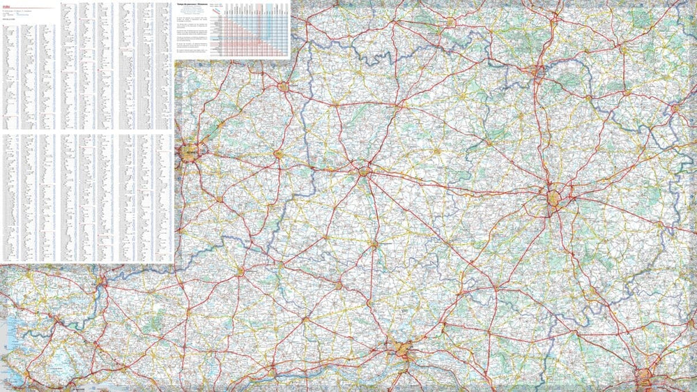 Carte régionale n° 517 - Pays de la Loire 2022 | Michelin carte pliée Michelin 
