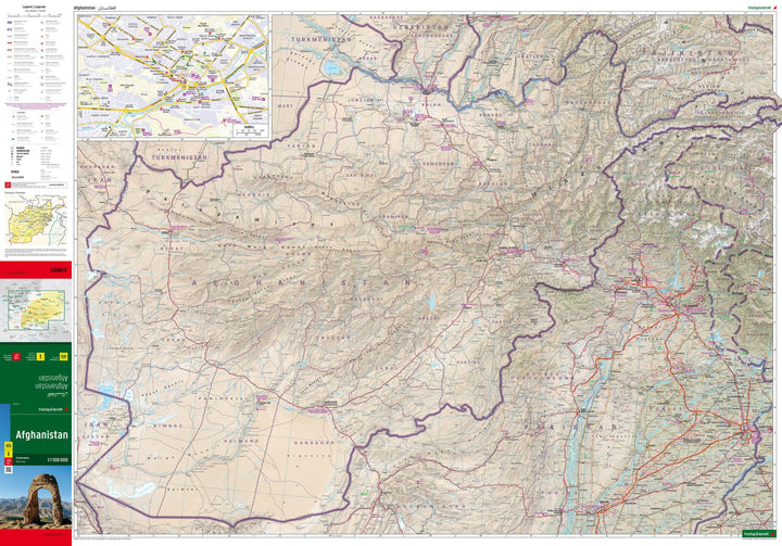 Carte routière - Afghanistan | Freytag & Berndt carte pliée Freytag & Berndt 