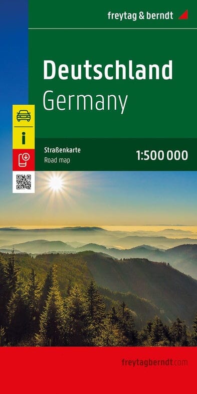 Carte routière - Allemagne au 1 /500 000 | Freytag & Berndt carte pliée Freytag & Berndt 