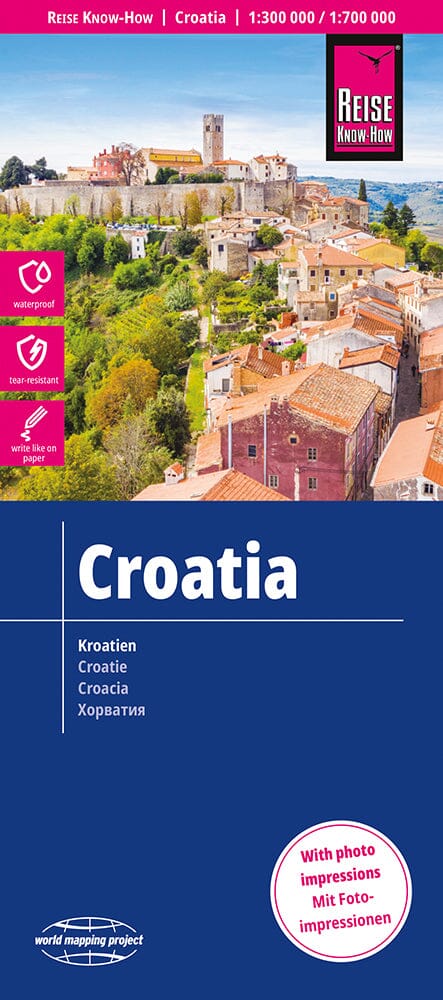 Carte routière - Croatie | Reise Know How carte pliée Reise Know-How 