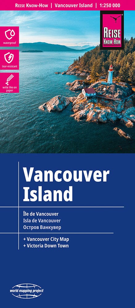 Carte routière - Ile de Vancouver | Reise Know How carte pliée Reise Know-How 