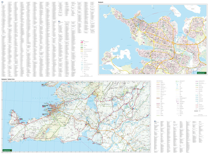 Carte routière - Islande & Golden Circle (impression recto) | Freytag & Berndt carte pliée Freytag & Berndt 