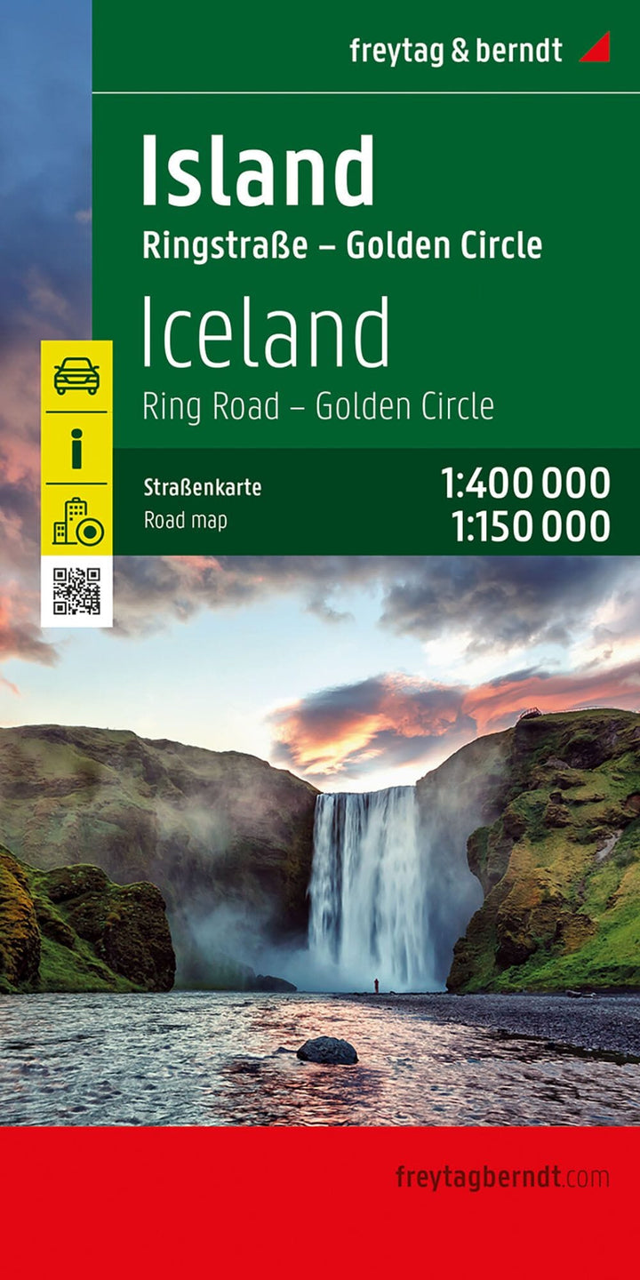 Carte routière - Islande & Golden Circle (impression recto) | Freytag & Berndt carte pliée Freytag & Berndt 