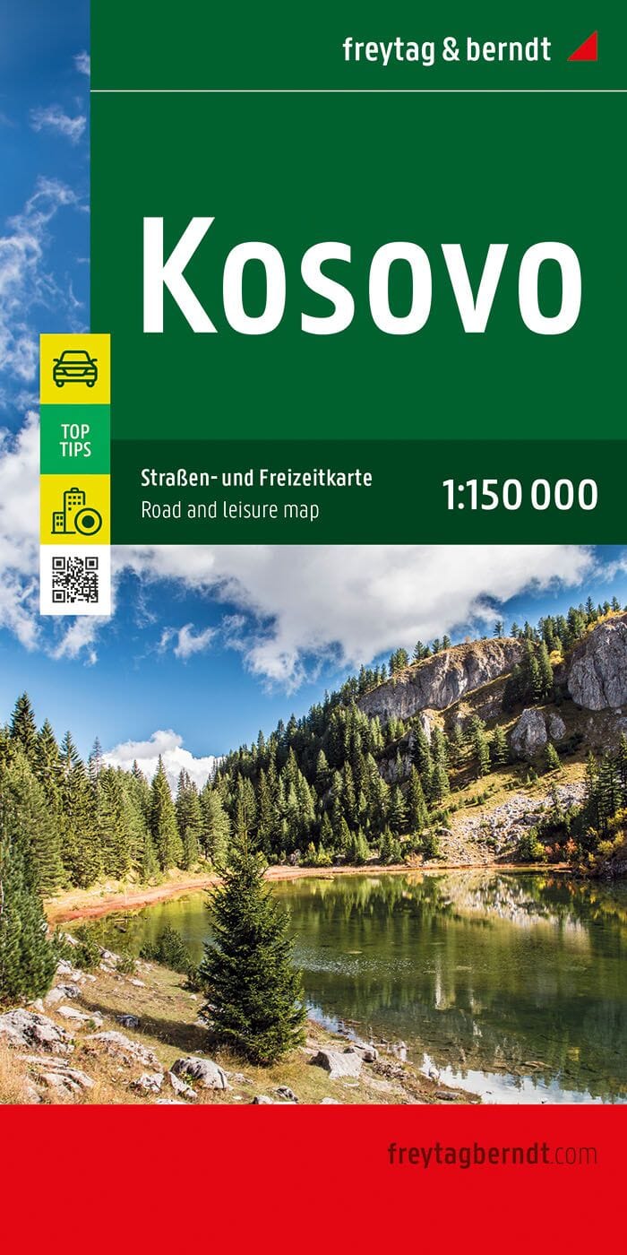 Carte routière - Kosovo | Freytag & Berndt carte pliée Freytag & Berndt 