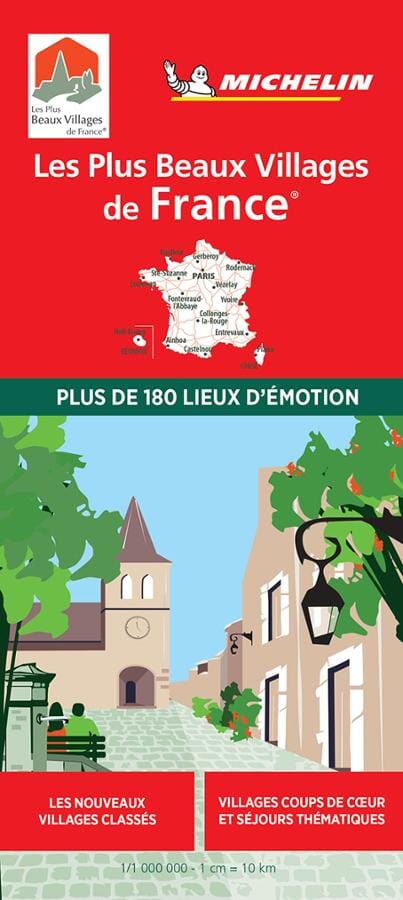 Carte routière - Les plus beaux villages de France | Michelin carte pliée Michelin 