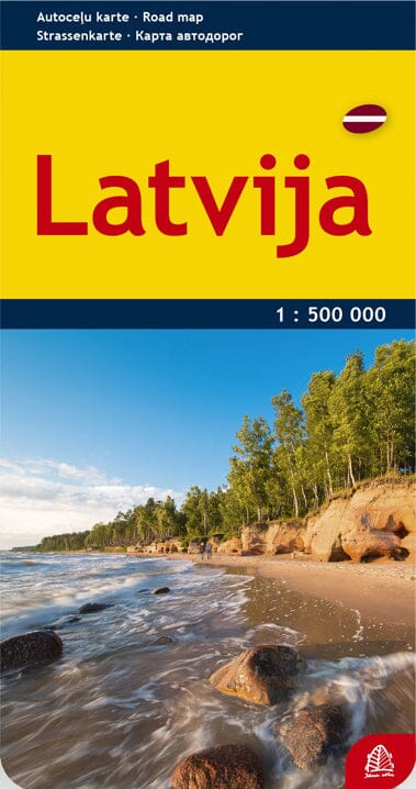 Carte routière - Lettonie - 1/500 000 | Jana Seta carte pliée Jana Seta 