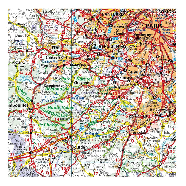 Carte routière n° 706 - 1/4 France - Nord-Ouest 2024 | Michelin carte de voyage Michelin 