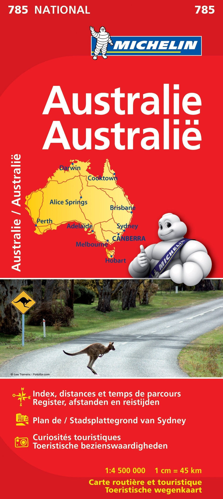 Carte routière n° 785 - Australie | Michelin carte pliée Michelin 