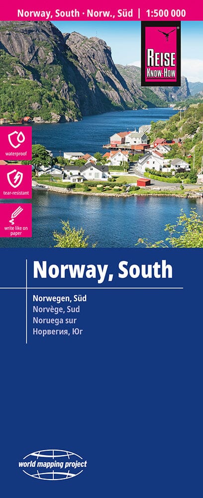 Carte routière - Norvège Sud | Reise Know How carte pliée Reise Know-How 