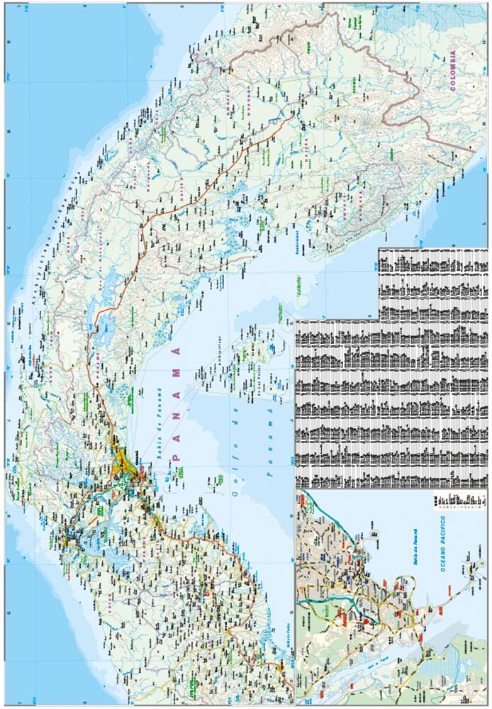 Carte routière - Panama | Reise Know How carte pliée Reise Know-How 