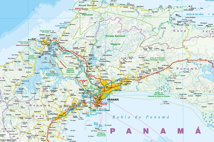 Carte routière - Panama | Reise Know How carte pliée Reise Know-How 