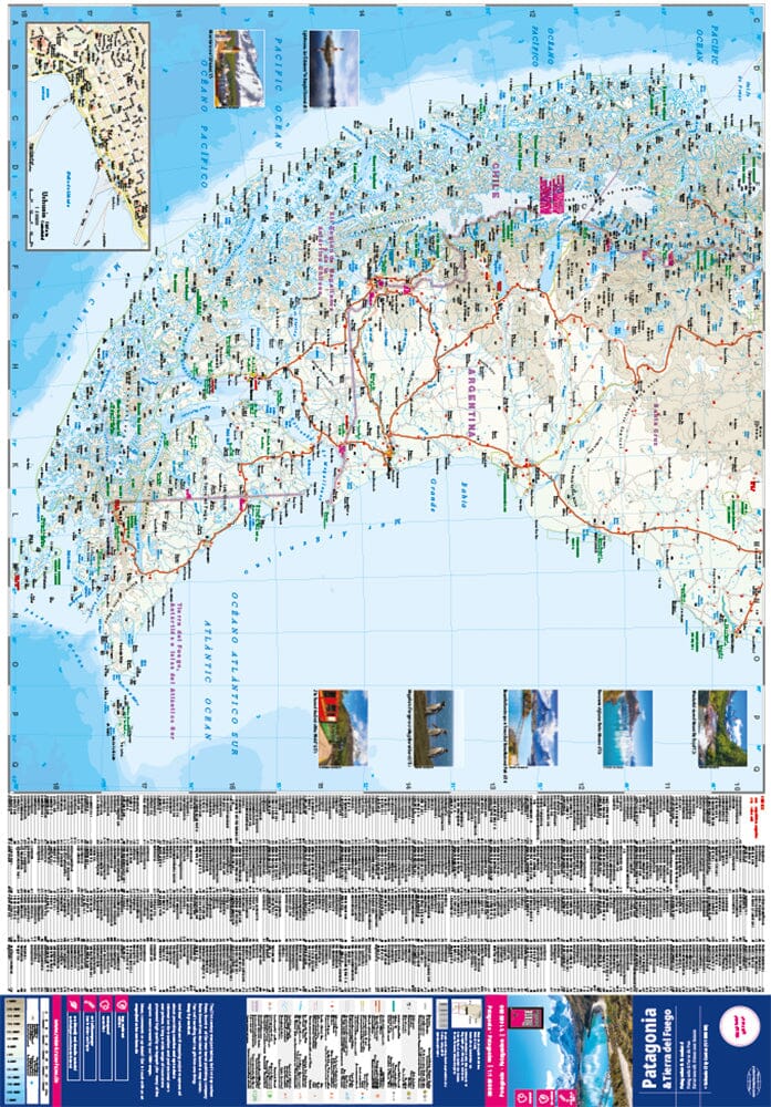 Carte routière - Patagonie & Terre de Feu | Reise Know How carte pliée Reise Know-How 