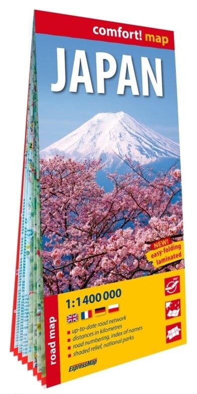 Carte routière plastifiée - Japon | Express Map carte pliée Express Map 