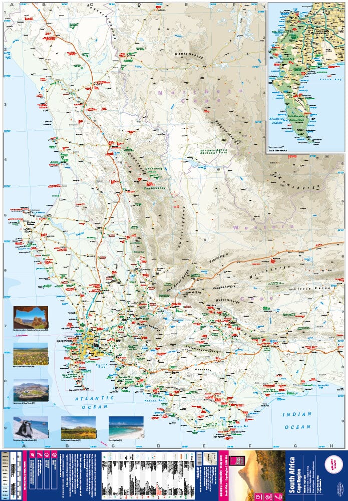 Carte routière - Région du Cap (Afrique du Sud) | Reise Know How carte pliée Reise Know-How 