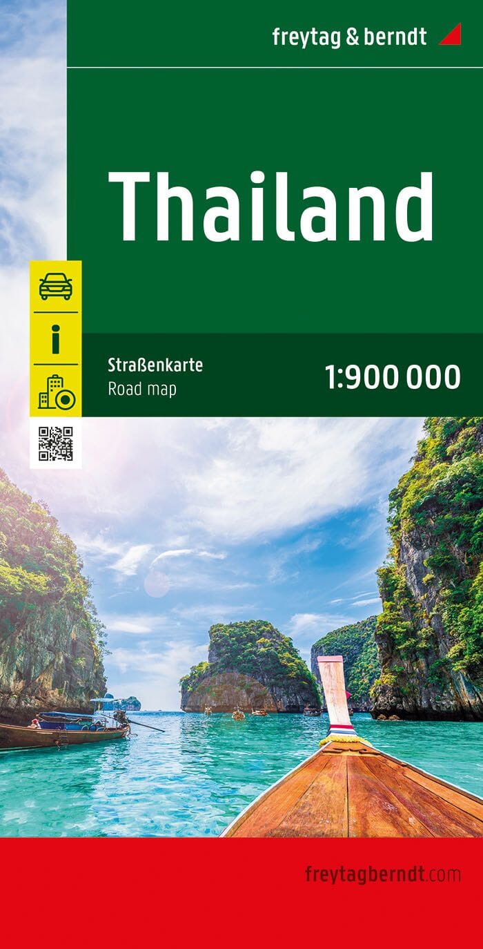 Carte routière - Thailande | Freytag & Berndt carte pliée Freytag & Berndt 