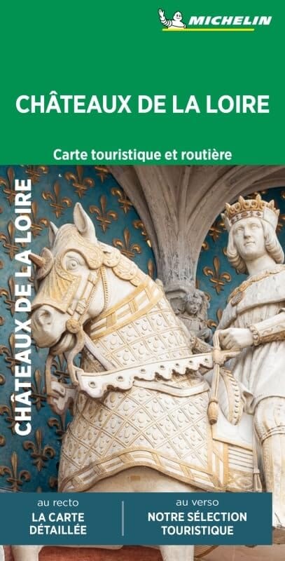 Carte touristique et routière - Châteaux de la Loire | Michelin carte pliée Michelin 