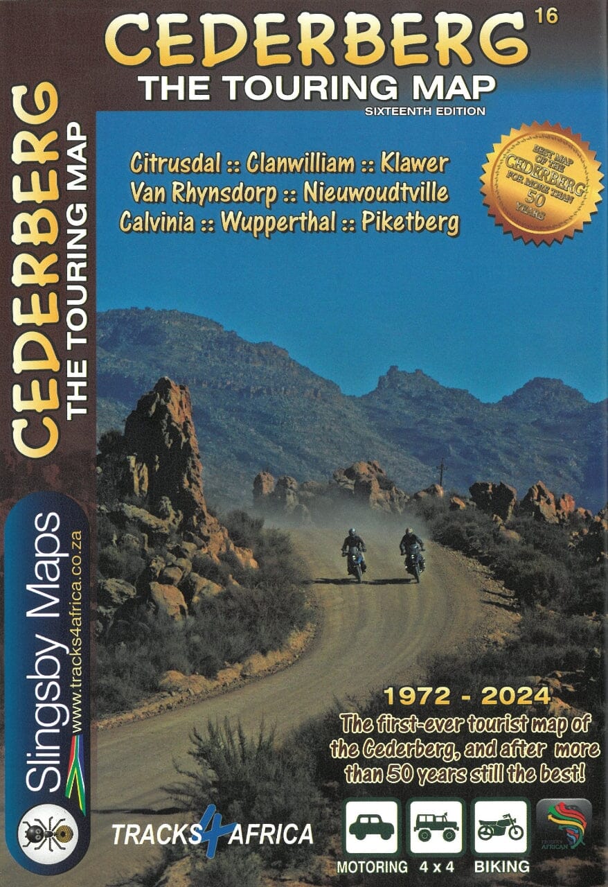 Carte touristique imperméable - Cederberg (Afrique du Sud) | Tracks4Africa carte pliée Tracks4Africa 