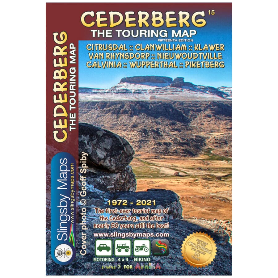 Carte touristique imperméable - Cederberg (Afrique du Sud) | Tracks4Africa carte pliée Tracks4Africa 