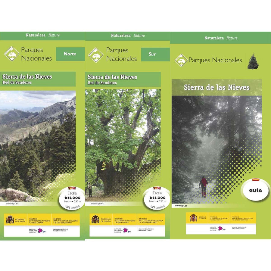 Cartes de randonnée - Sierra de las Nieves | CNIG carte pliée CNIG 
