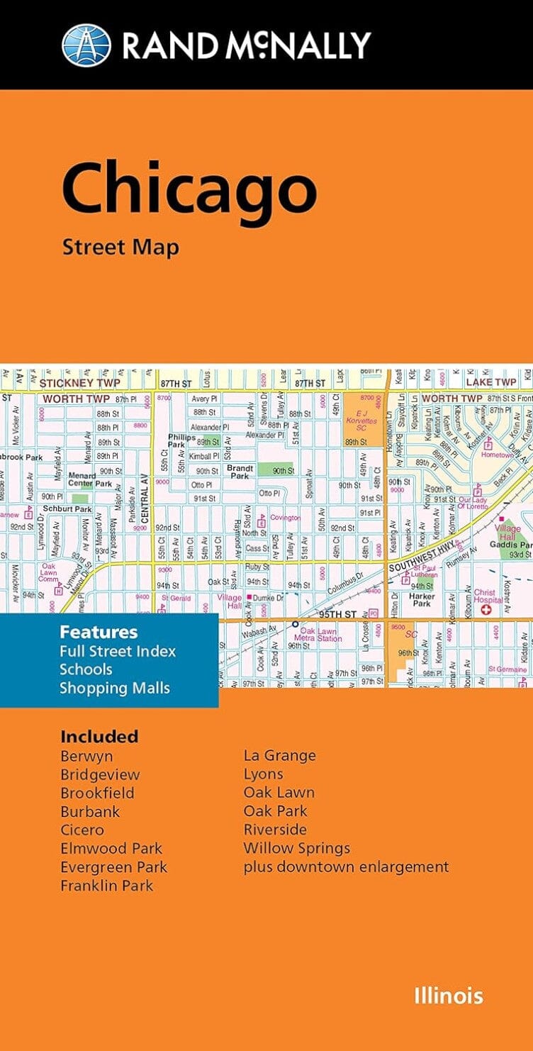 Chicago, Illinois | Rand McNally carte pliée Rand McNally 