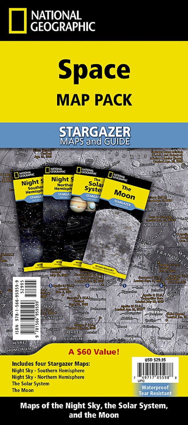 Ciel nocturne [Pack pack de cartes pliées Stargazer] | National Geographic carte pliée National Geographic 