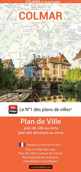 Colmar, Haut-Rhin - Plan de ville | Blay Foldex carte pliée Blay Foldex 