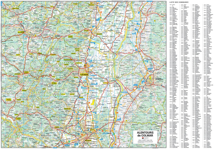 Colmar, Haut-Rhin - Plan de ville | Blay Foldex carte pliée Blay Foldex 