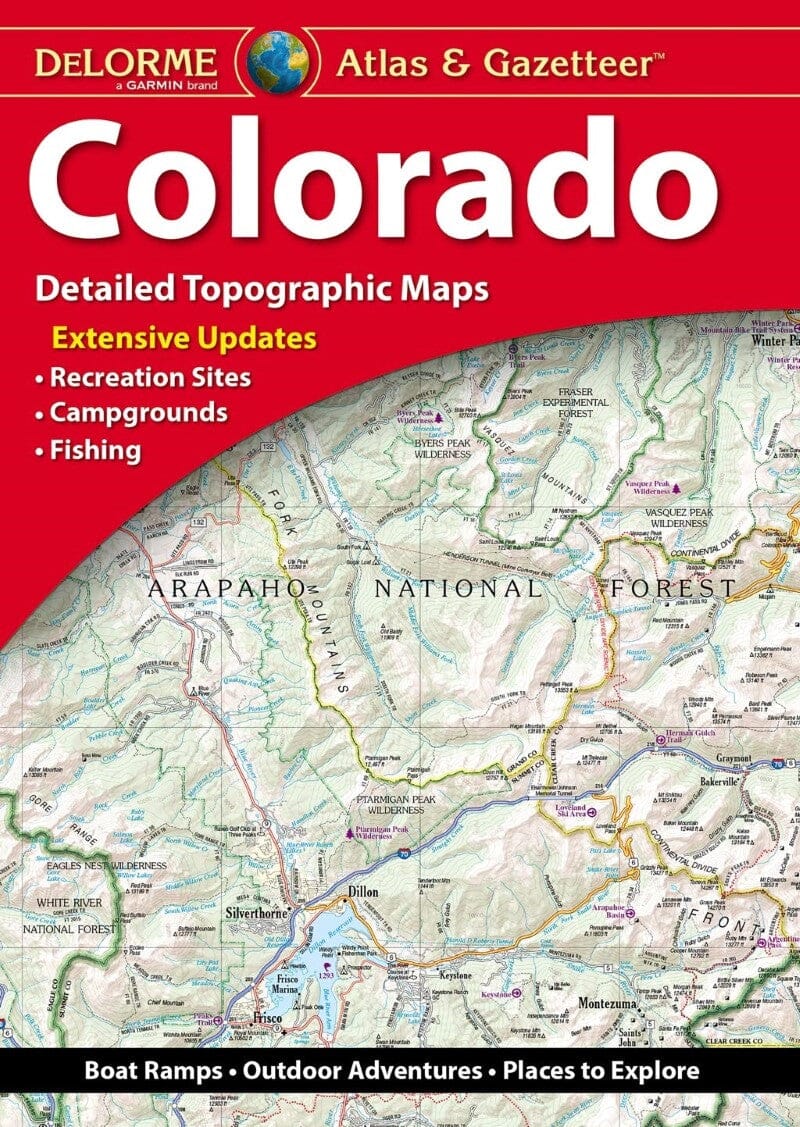 Colorado Atlas & Gazetteer | DeLorme atlas DeLorme 