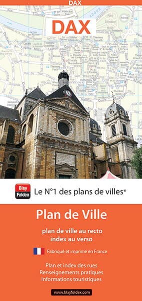 Dax, Landes - Plan de ville | Blay Foldex carte pliée Blay Foldex 