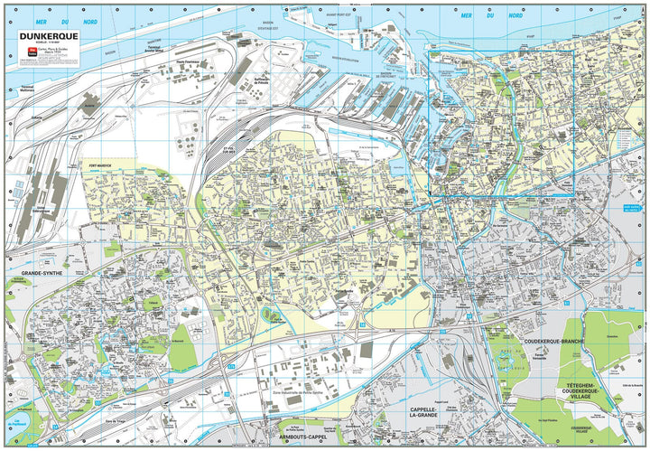 Dunkerque, Nord - Plan de ville | Blay Foldex carte pliée Blay Foldex 