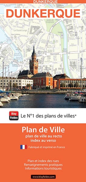 Dunkerque, Nord - Plan de ville | Blay Foldex carte pliée Blay Foldex 