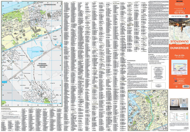 Dunkerque, Nord - Plan de ville | Blay Foldex carte pliée Blay Foldex 