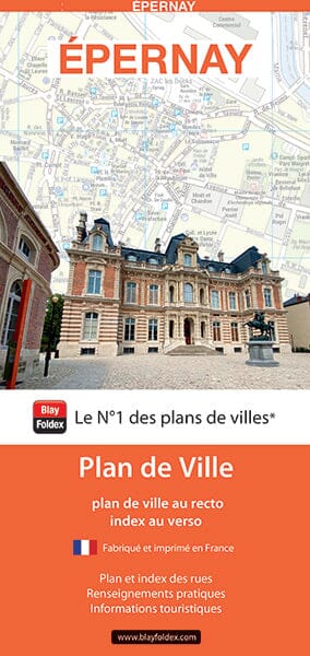 Épernay, Marne - Plan de ville | Blay Foldex carte pliée Blay Foldex 