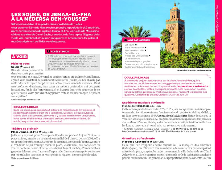Géoguide (coups de coeur) - Marrakech et Essaouira - Édition 2024 | Gallimard guide de voyage Gallimard 