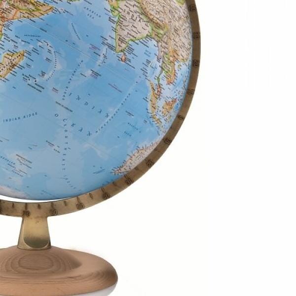 Globe lumineux "Gold" de style classique - diamètre 30 cm, en anglais | National Geographic globe National Geographic 