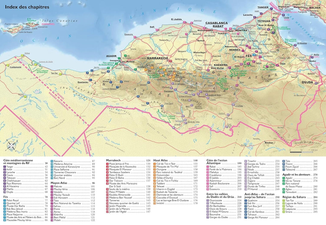 Guide, Atlas & carte routière - Maroc | Express Map guide de voyage Express Map 