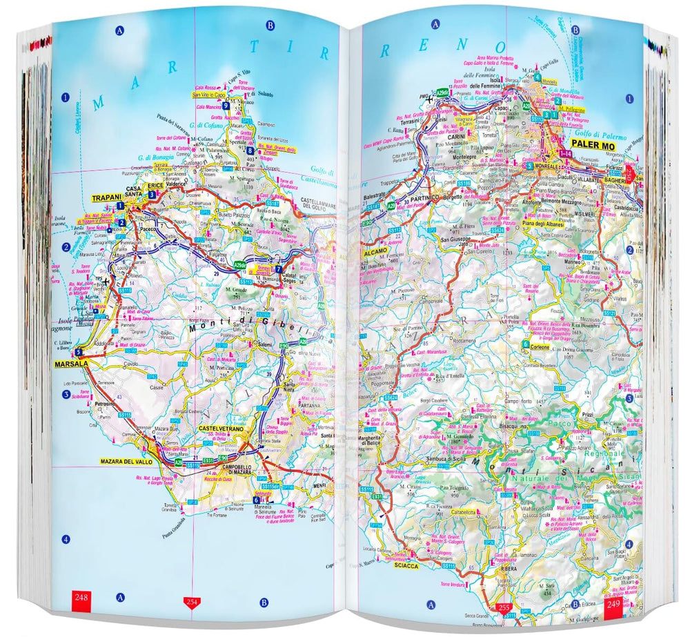 Guide, Atlas & carte routière - Sicile | Express Map guide de voyage Express Map 