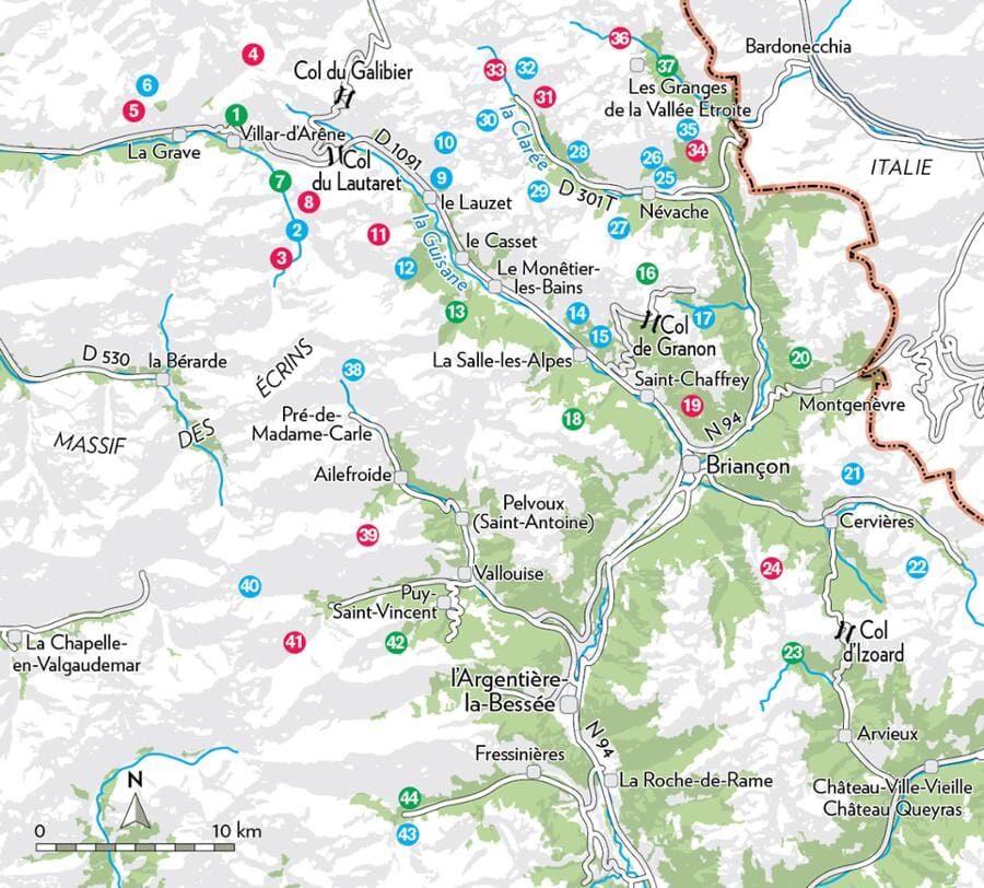 Guide de balades - Briançonnais : La Grave, Serre-Chevalier, Briançon, Montgenèvre, Cervières, Névache, Vallouise, Freissinières | Glénat - P'tit Crapahut guide de randonnée Glénat 