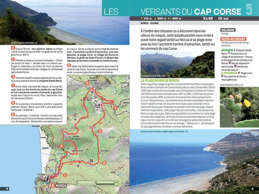 Guide de balades - Corse, 60 sentiers à pied | Chamina guide de randonnée Chamina 