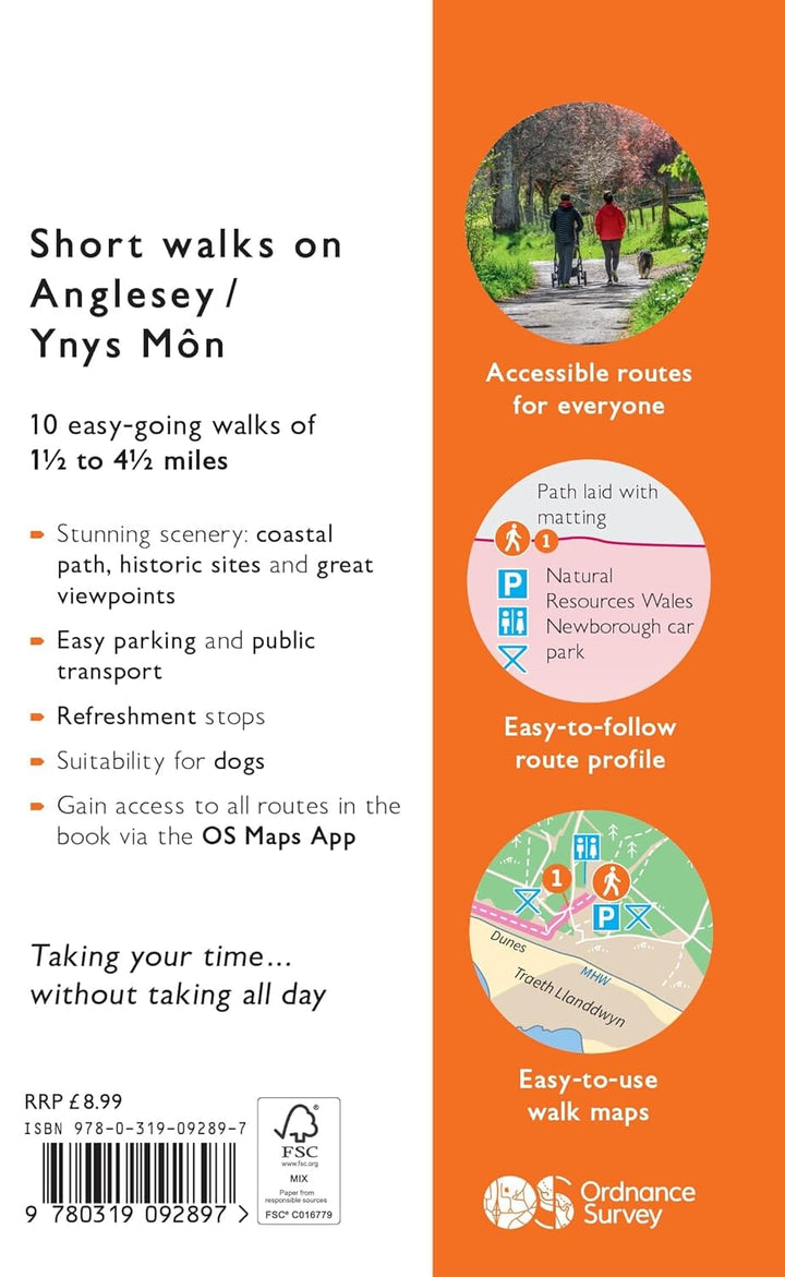 Guide de balades (en anglais) - Anglesey (Pays de Galles) | Ordnance Survey - Short Walks guide de randonnée Ordnance Survey 