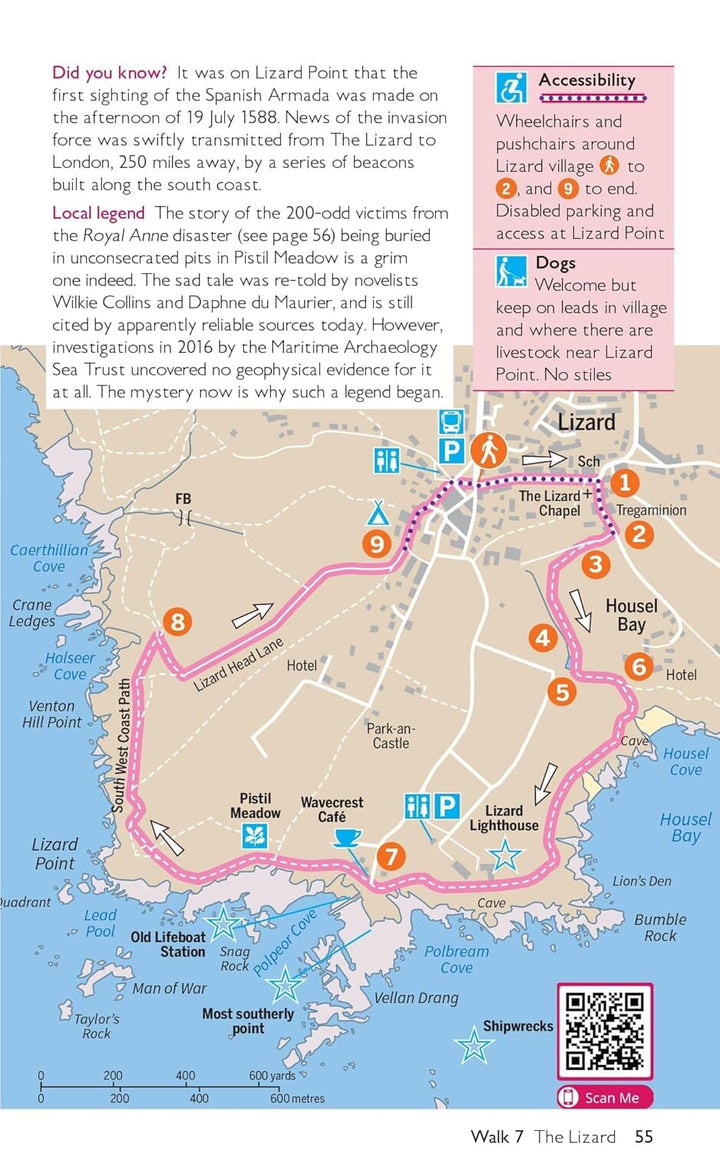 Guide de balades (en anglais) - Cornish Coast (Cornouailles) | Ordnance Survey - Short Walks guide de randonnée Ordnance Survey 