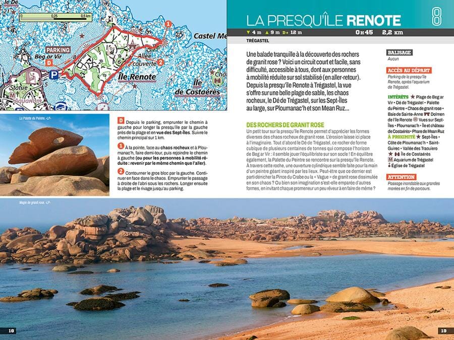 Guide de balades - Le sentier des Douaniers (Bretagne), 22 randos | Chamina guide de randonnée Chamina 