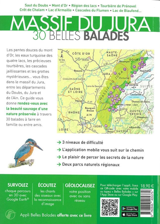 Guide de balades - Massif du Jura, 30 Belles Balades | Belles Balades Editions guide de randonnée Belles Balades éditions 