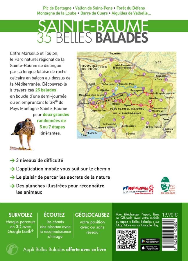 Guide de balades - Sainte-Baume, 35 balades | Belles Balades Editions guide de randonnée Belles Balades éditions 
