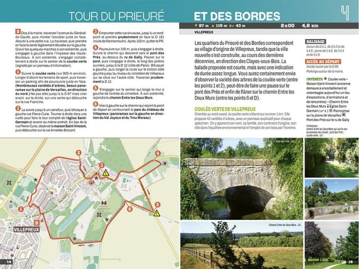 Guide de balades - Versailles, Chevreuse, Rambouillet à pied (Yvelines) | Chamina guide de randonnée Chamina 