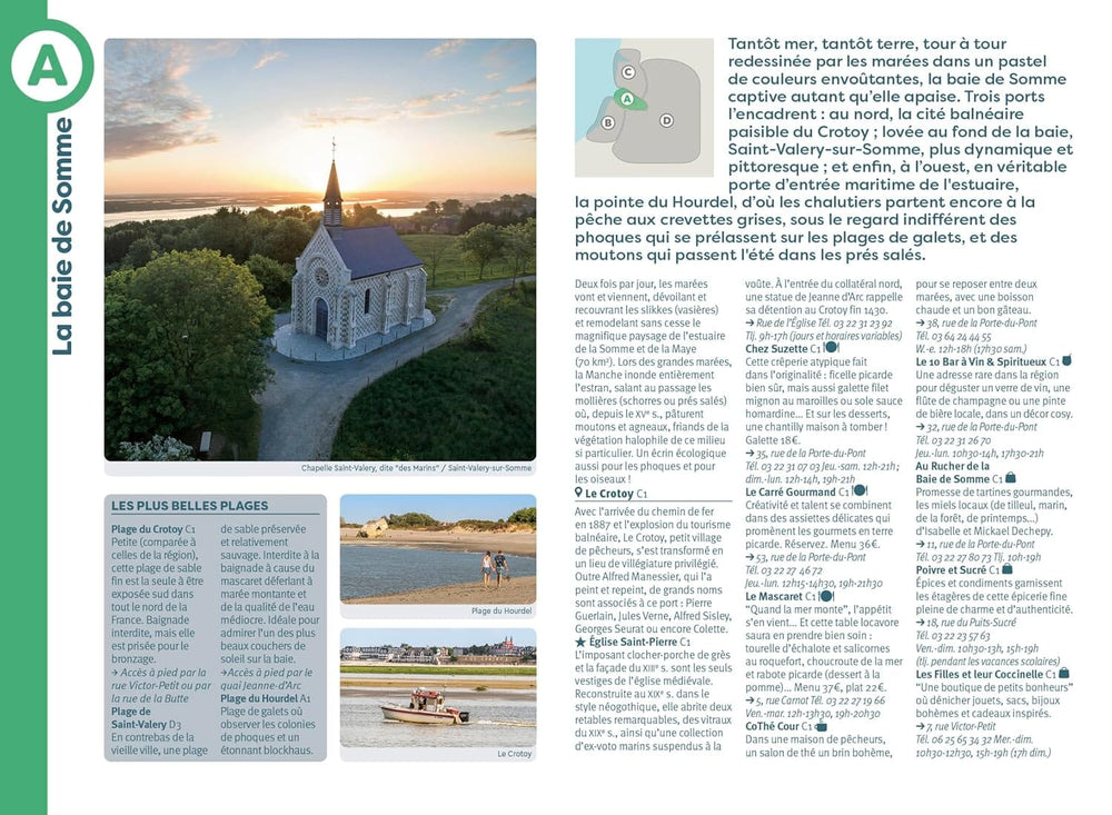 Guide de poche - Baie de Somme, Mers-les-Bains, Marquenterre | Cartoville guide de voyage Gallimard 