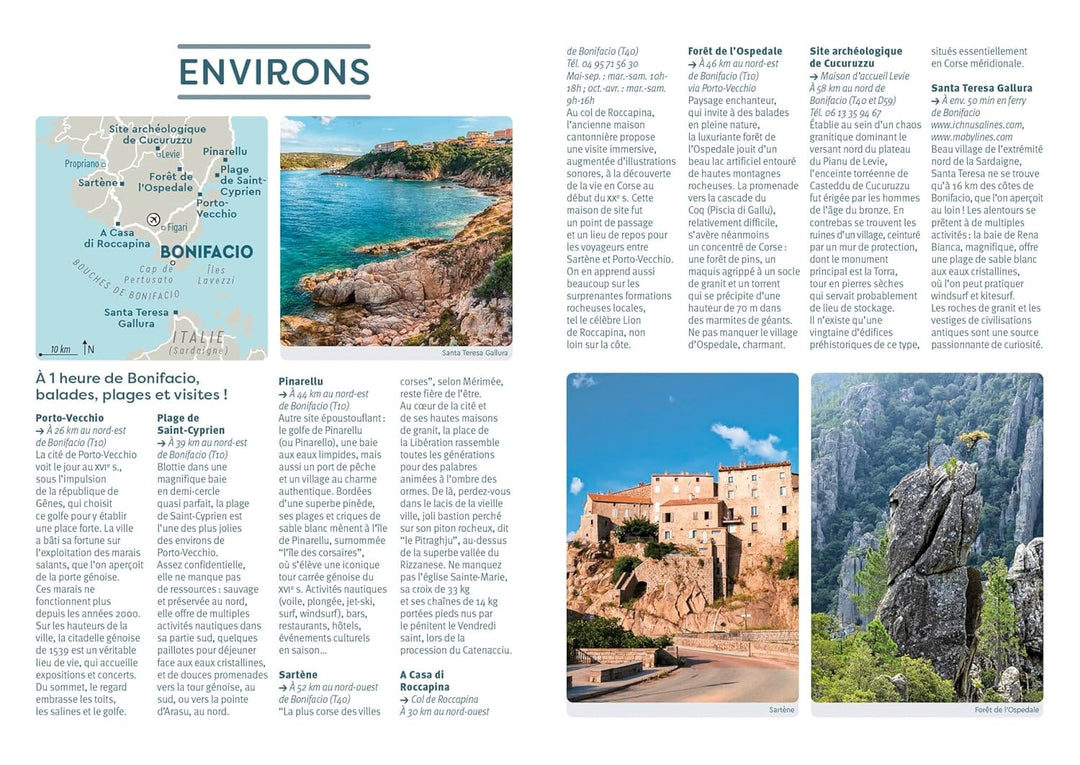 Guide de poche - Bonifacio | Cartoville guide de voyage Gallimard 