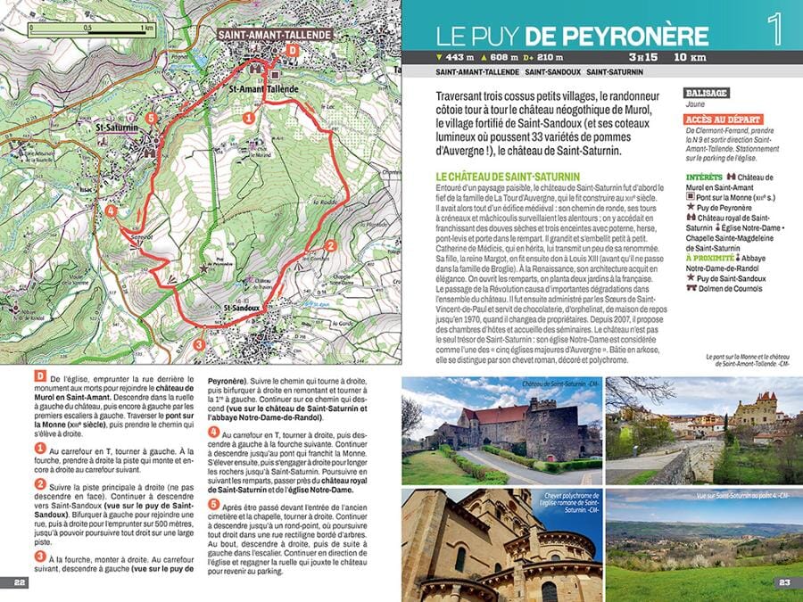 Guide de randonnée - Chaîne des Puys (Puy de Dôme) | Chamina guide de randonnée Chamina 