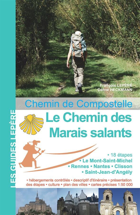 Guide de randonnée - Chemins de Compostelle : Le chemin des Marais salants | Lepère Éditions guide de randonnée Lepère Éditions 